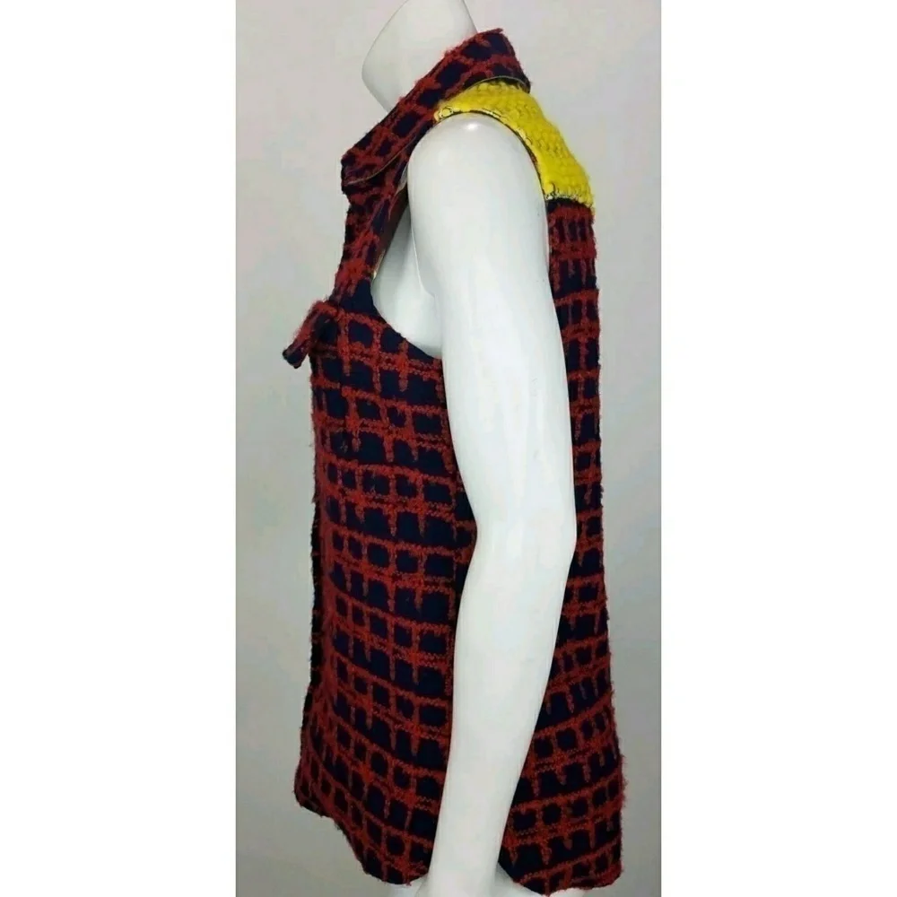Harvey Faircloth Shirt Jacket Vest Plaid Wool - Picture 6 of 8